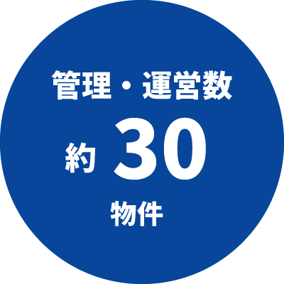 管理・運営数約30物件